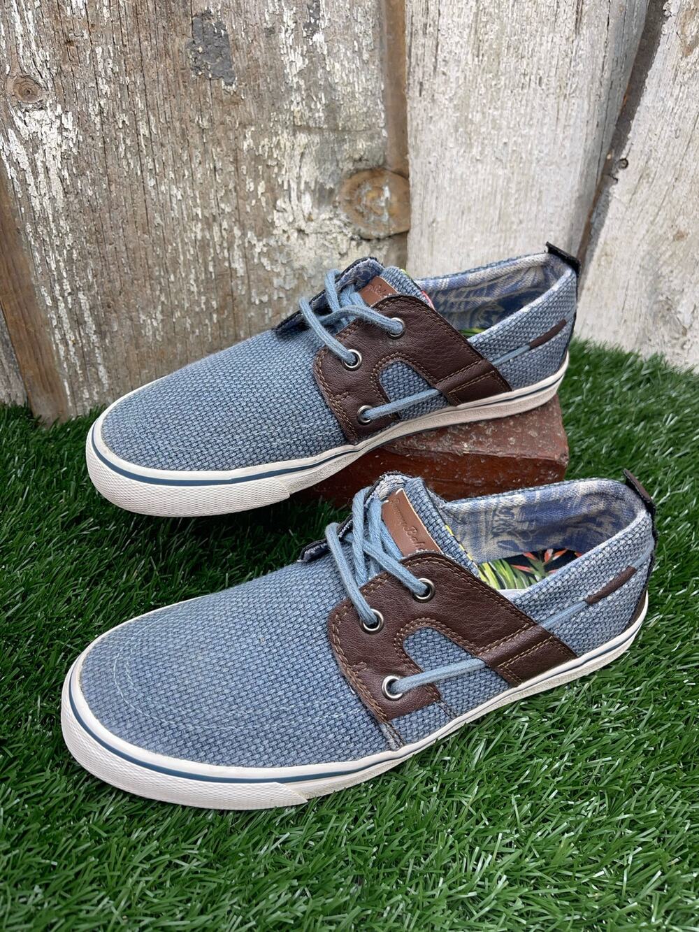 Tommy Bahama Stripes Boat Shoes Men's 8